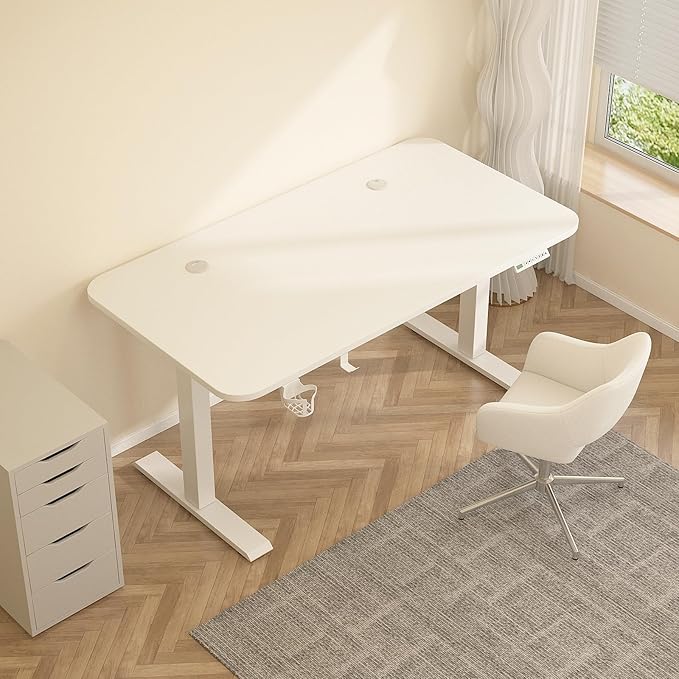Electric Height Adjustable Stand up Desk Home Office Ergonomic Computer Workstation(Frame Only)