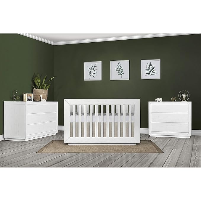 Dream On Me Evolur Maddox Modern Crib, Weathered White