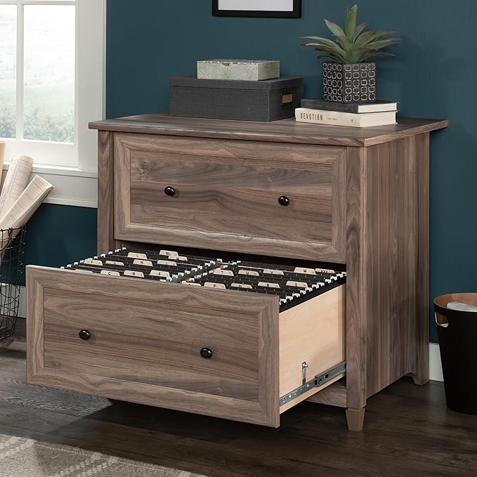 Sauder County Line Dresser, L: 33.31" x W: 23.47" x H: 29.37", Washed Walnut Finish