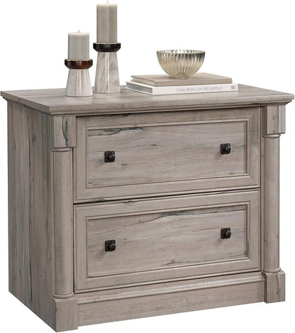 Sauder Palladia Lateral File, L: 36.81" x W: 22.01" x H: 29.61", Split Oak finish