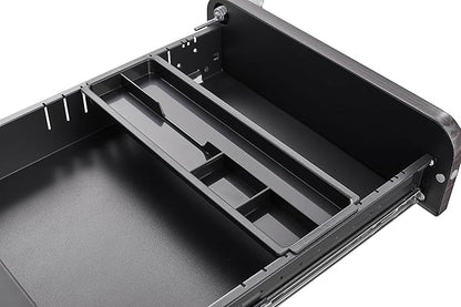 3 Drawer Mobile Desk Office with Lock and Wheels,Versatile Storage Cabinets w/Anti-Tilting Cold Rolled Steel Waterproof Moisture-Proof,for Legal/Letter/A4 Files,Dark Brown