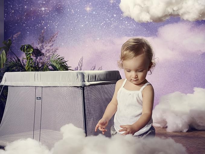 BabyBjörn Travel Crib Light, Silver, One size
