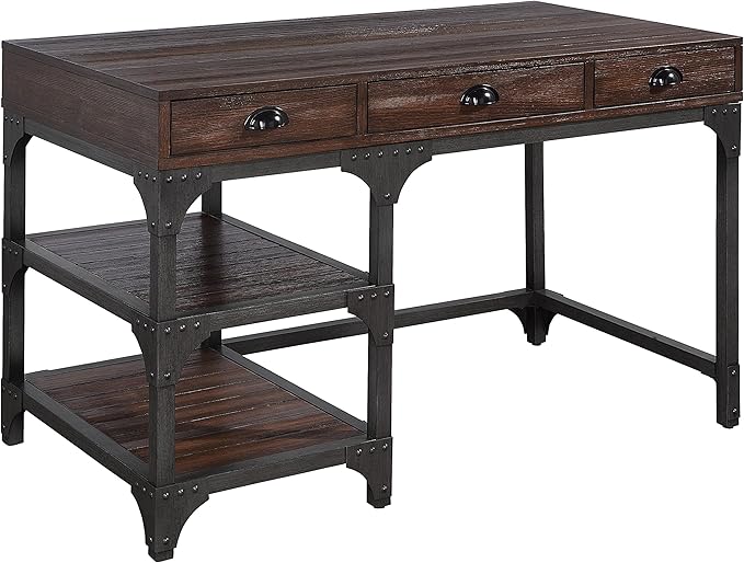 NicBex Laik-DW-00058-DX Desks, 47" W x 24" D x 29" H, Espresso