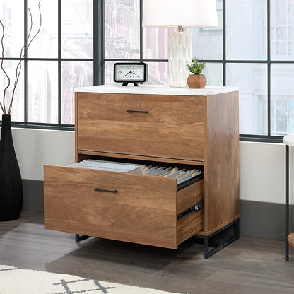 Sauder Tremont Row Lateral File, L: 15.71" x W: 27.95" x H: 29.53", Sindoori Mango