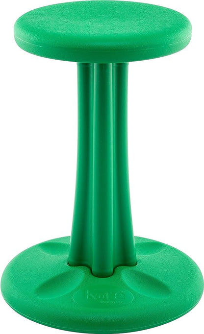 Kore Kids Pre-Teen Wobble Chair - Flexible Seating Stool for Classroom, Home & School, ADD/ADHD - Made in The USA - Age 10-11, Grade 5-6, Green (18.7in)
