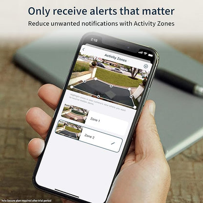 Arlo Pro 3 LED Floodlight Security Camera 2K HDR 2000-3000 Lumens | Wire-Free | Protect Driveways & Alleyways | Connects to Wi-Fi | Color Night Vision, Motion Sensor, 2-Way Audio, Rechargeable (White)