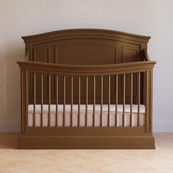 NAMESAKE Durham 4-in-1 Convertible Crib in Derby Brown, Greenguard Gold Certified