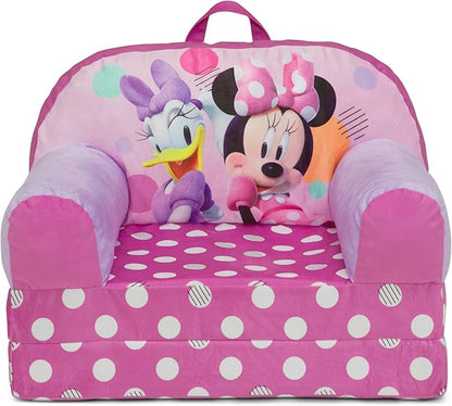 Delta Children Cozee Buddy Flip-Out Kids Chair, Minnie Mouse