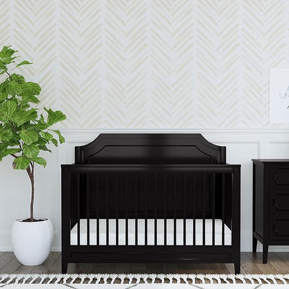 DaVinci Chloe Regency 4-in-1 Convertible Crib in Ebony, Greenguard Gold Certified