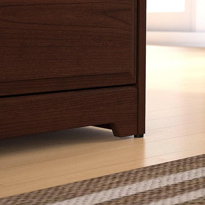 Bush Furniture Cabot Lateral File Cabinet in Harvest Cherry