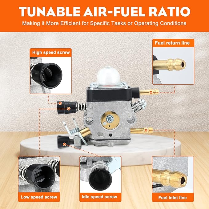 HIPA BG55 Carburetor for STIHL BG 55 BG85 BG65 BG85C SH85 SH55 BG45 BG55C BG55Z BG46 BG65DZ BG85DZ Leaf Blower Parts Replace 4229 120 0606 C1Q-S68G C1Q-S68 Carb