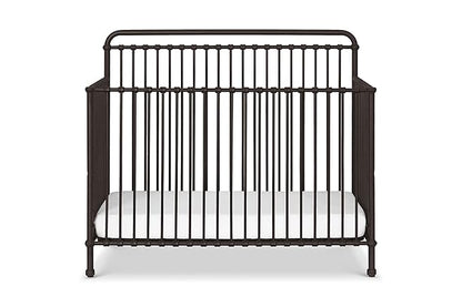 Namesake Winston 4-in-1 Convertible Metal Crib in Vintage Iron, Greenguard Gold Certified