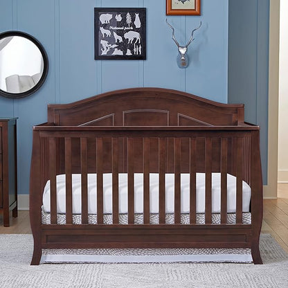 DaVinci Emmett 4-in-1 Convertible Crib in Espresso, Greenguard Gold Certified