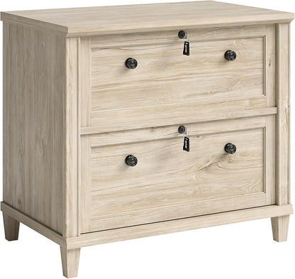 Sauder Hammond Lateral File, L: 32.87" x W: 20.55" x H: 30.0", Chalk Oak Finish