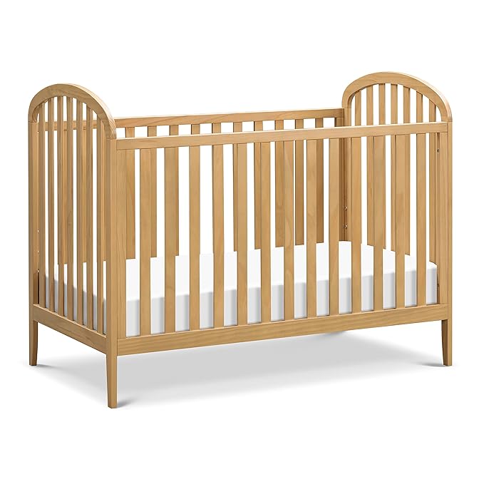 Davinci Beau 3-in-1 Convertible Crib in Honey, Greenguard Gold Certified