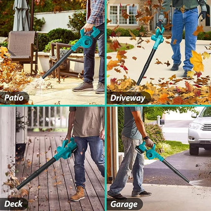 Cordless Leaf Blower for Makita 18V Battery for Lawn Care Leaf Blowing, Car, Corner Dust Clearing(Tool Only,No Battery)