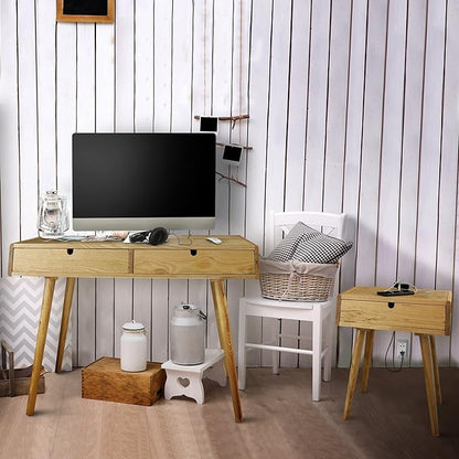 American Trails Freedom USB Ports Desk, Natural Oak