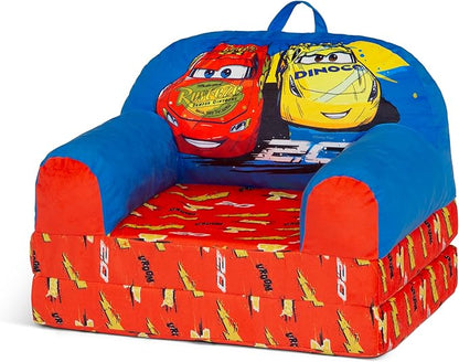 Delta Children Cozee Buddy Flip-Out Kids Chair, Cars