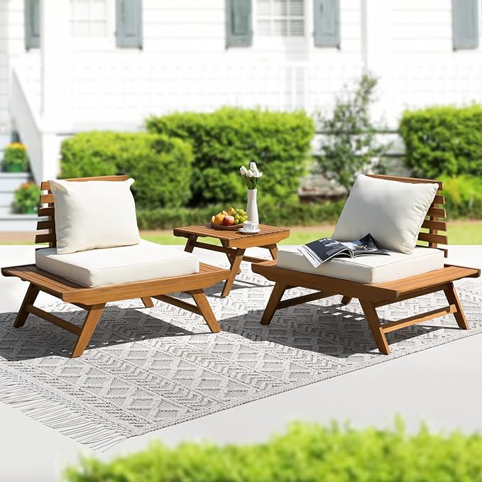 Lucille Set of 2 with End Table, Onesize, Armless Club Chairs