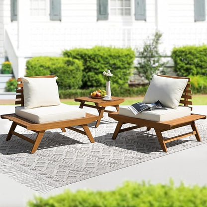 Lucille Set of 2 with End Table, Onesize, Armless Club Chairs