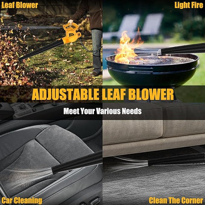 ALLOYMAN Electric Leaf Blower,7AMP Lawn Blower,130MPH Mini Leaf Blower Lightweight & Portable for Lawn Care/Snow Blowing