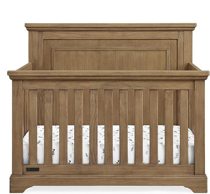 Delta Children Simmons Kids Paloma 4-in-1 Convertible Crib, Greenguard Gold Certified, Rustic Acorn