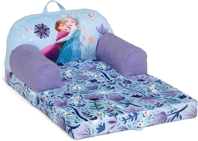 Delta Children Cozee Buddy Flip-Out Kids Chair, Disney Frozen