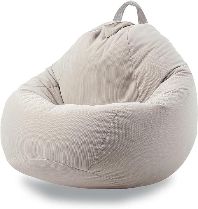3 Ft Bean Bag Chair Cover (No Filler) Stuffed Animal Storage Bean Bag Cover for Pets Dogs/Cats Bed Corduroy Stuffed for Organizing Plush Toys