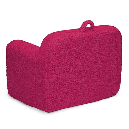 Delta Children Cozee Sherpa Chair, Hot Pink