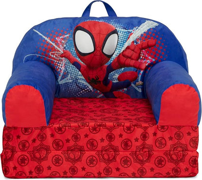 Delta Children Cozee Buddy Flip-Out Kids Chair, Spidey and His Amazing Friends