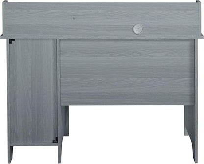 Techni Mobili Classic Office Storage Writing Desk, Grey