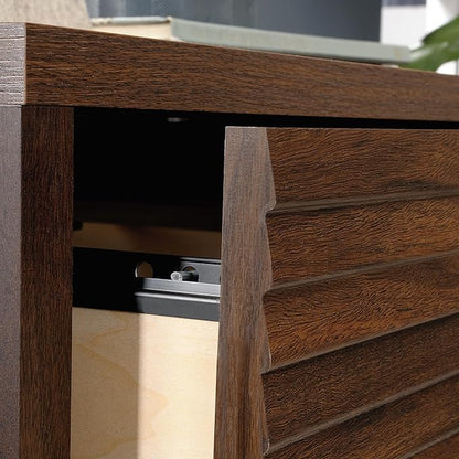 Sauder Englewood Lateral file, L: 30.87" x W: 19.29" x H: 29.25", Spiced Mahogany finish