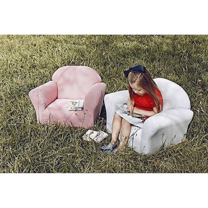 KEET Roundy Kid's Chair, Gingham Chair Only, Brown