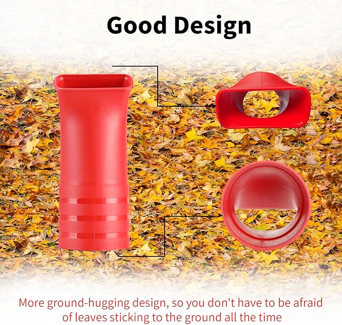 Flat Bend Nozzle for Milwaukee M18 Fuel Leaf Blower - Leaf Blower Nozzle for Drying, Blow-Drying, and Purging Cars, Trucks, and Tool Boxes (1 Pack, No Tool)