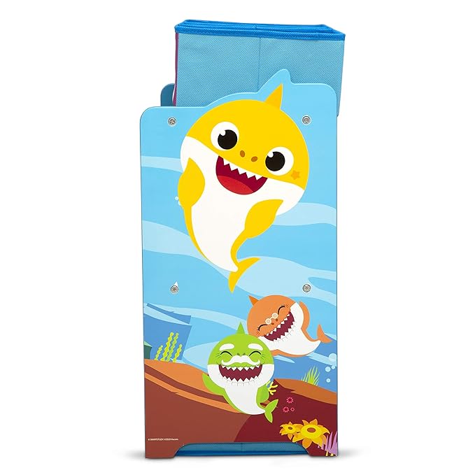 Baby Shark Design & Store 6 Bin Toy Storage Organizer by Delta Children