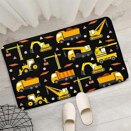 Car Track Rug Construction Play Mat Car Rug for Boys Room Kids Rugs for Playroom Construction Mat for Kids Car Rug for Boys Room Construction Decor for Boys Room,Black 2'×3'