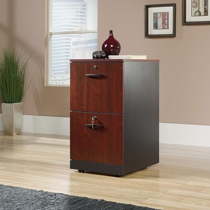 Sauder County Line Dresser, L: 15.55" x W: 19.45" x H: 28.54", Classic Cherry Finish
