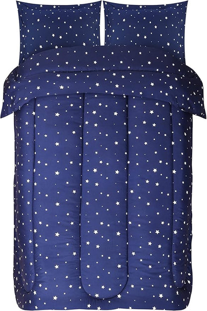 Utopia Bedding All Season Star Comforter Set with 2 Pillow Cases, 3 Piece Soft Brushed Microfiber Kids Bedding Set for Boys/Girls, Machine Washable (Twin)