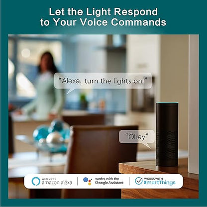 TREATLIFE Smart Switch 4 Pack, 2.4Ghz Smart Light Switch WiFi Light Switch Single-Pole, Neutral Wire Required, Works with Alexa, Google Home and SmartThings, Smart Home Remote Control, FCC Listed