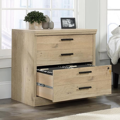 Sauder Aspen Post Lateral File, L: 31.26" x W: 19.45" x H: 29.72", Prime Oak Finish