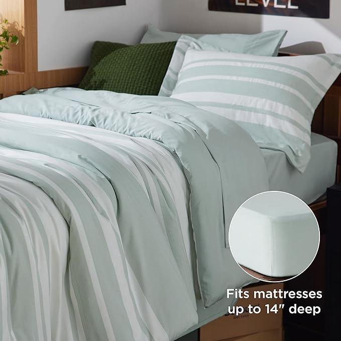 Bedsure Twin XL Comforter Set with Sheets - 5 Pieces Twin XL Bedding Sets, Twin XL Bed in a Bag with Comforter, Sheets, Pillowcase & Sham