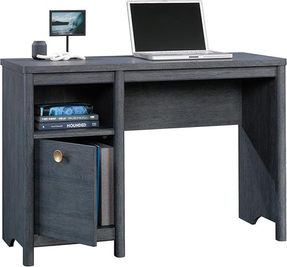 Sauder Dover Edge Home Office Desk, L: 43.15" x W: 17.24" x H: 29.09", Denim Oak Finish