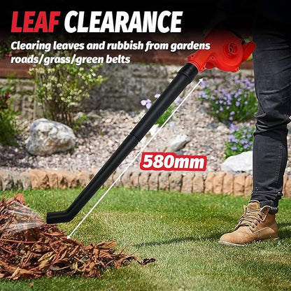 PEDONYMini Cordless Leaf Blower for Milwaukee 18V Battery, Vacuum150CFM Up to 120MPH, 2-in-1 Handle Electric Blower(Battery Not Included)