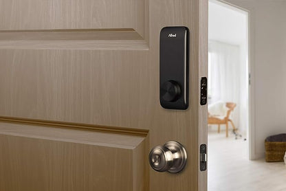 Alfred DB2-B Smart Door Lock Deadbolt Touchscreen Keypad, Pin Code + Key Entry + Bluetooth, Up to 20 Pin Codes (Black)