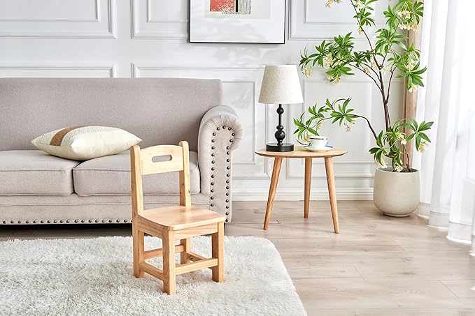 Pure Wood Solid Wood Children Chair for Kids, Kindergarten and Kids' Home Furniture-Pair Set(2 Same Chairs)