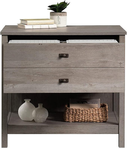Sauder Cottage Road Lateral File, L: 32.44" x W: 21.81" x H: 29.76", Mystic Oak Finish
