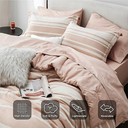 Bedsure Twin XL Comforter Set with Sheets - 5 Pieces Twin XL Bedding Sets, Twin XL Bed in a Bag with Comforter, Sheets, Pillowcase & Sham