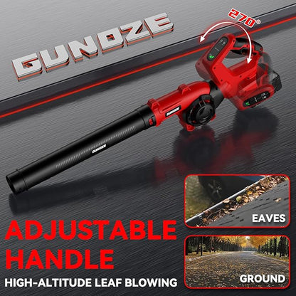 Leaf Blower, Cordless Leaf Blower for Milwaukee M18 Battery, 3 Speed Modes Up to 200MPH, 270° Rotatable Electric Leaf Blower with 4 Blowing Nozzles for Lawn Care and Yard(Battery Not Included)