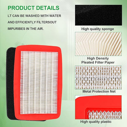 544271501 512654101 Air Filter & Pre Filter for Redmax EBZ8500 EBZ7500 EBZ8000 EBZ8001 EBZ8050 EBZ8050RH EBZ8500RH Husqvarna 170BF 180BF 180BT 370BFS 380BFS 570BFS 580BFS T4012-82310 T4012-82320