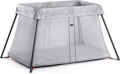 BabyBjörn Travel Crib Light, Silver, One size